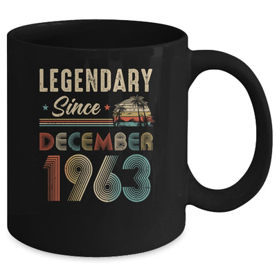60 Years Old Legendary Since December 1963 60th Birthday Mug | siriusteestore