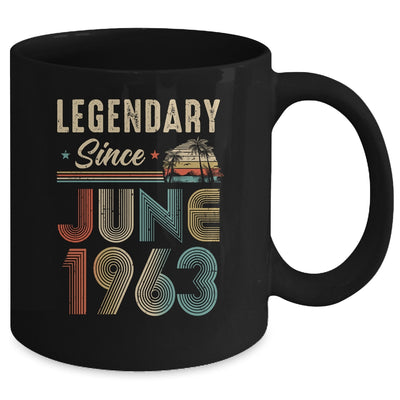60 Years Old Legendary Since June 1963 60th Birthday Mug | siriusteestore