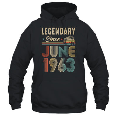 60 Years Old Legendary Since June 1963 60th Birthday Shirt & Hoodie | siriusteestore