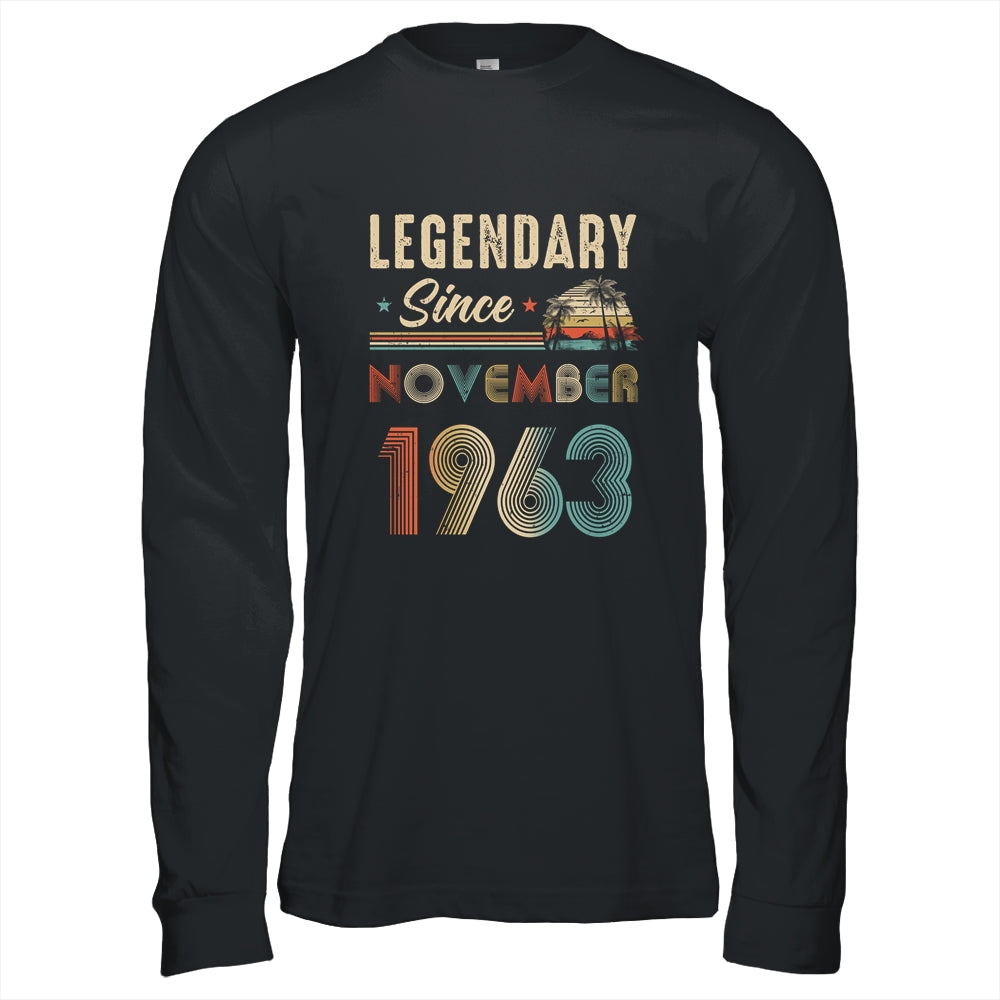 60 Years Old Legendary Since November 1963 60th Birthday Shirt & Hoodie | siriusteestore
