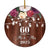 60th Anniversary Wedding Ornament 60 Years As Mr and Mrs For Couples Christmas Husband Wife Married Wedding Gift Holiday Decoration Christmas Tree Ornament | siriusteestore