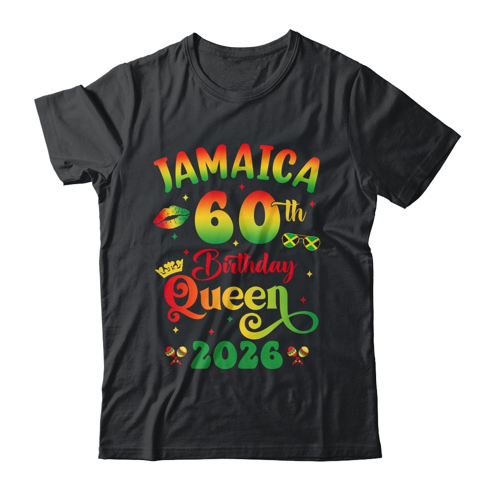 60th Birthday Queen Jamaica Girl Matching Party 2026 Shirt & Tank Top | siriusteestore