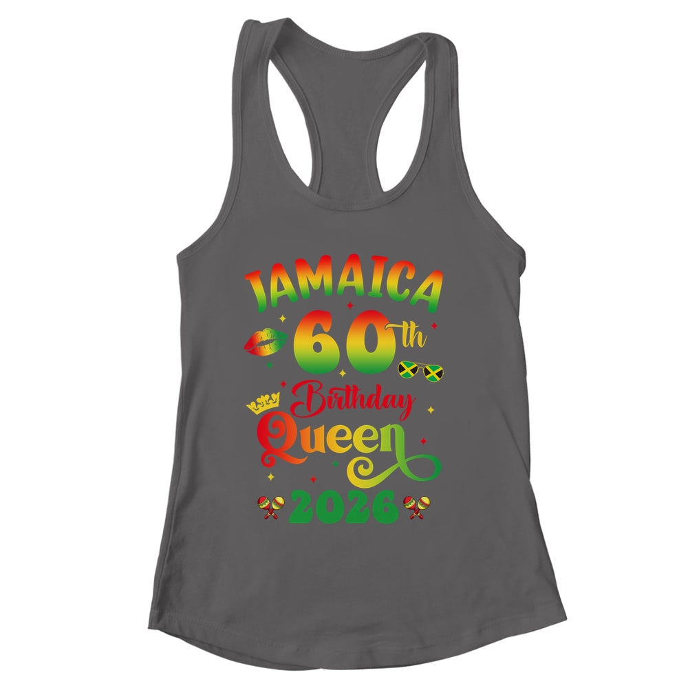 60th Birthday Queen Jamaica Girl Matching Party 2026 Shirt & Tank Top | siriusteestore