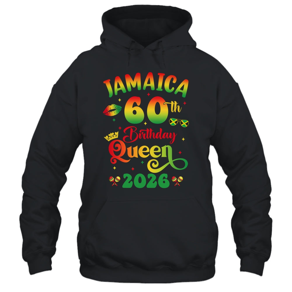 60th Birthday Queen Jamaica Girl Matching Party 2026 Shirt & Tank Top | siriusteestore