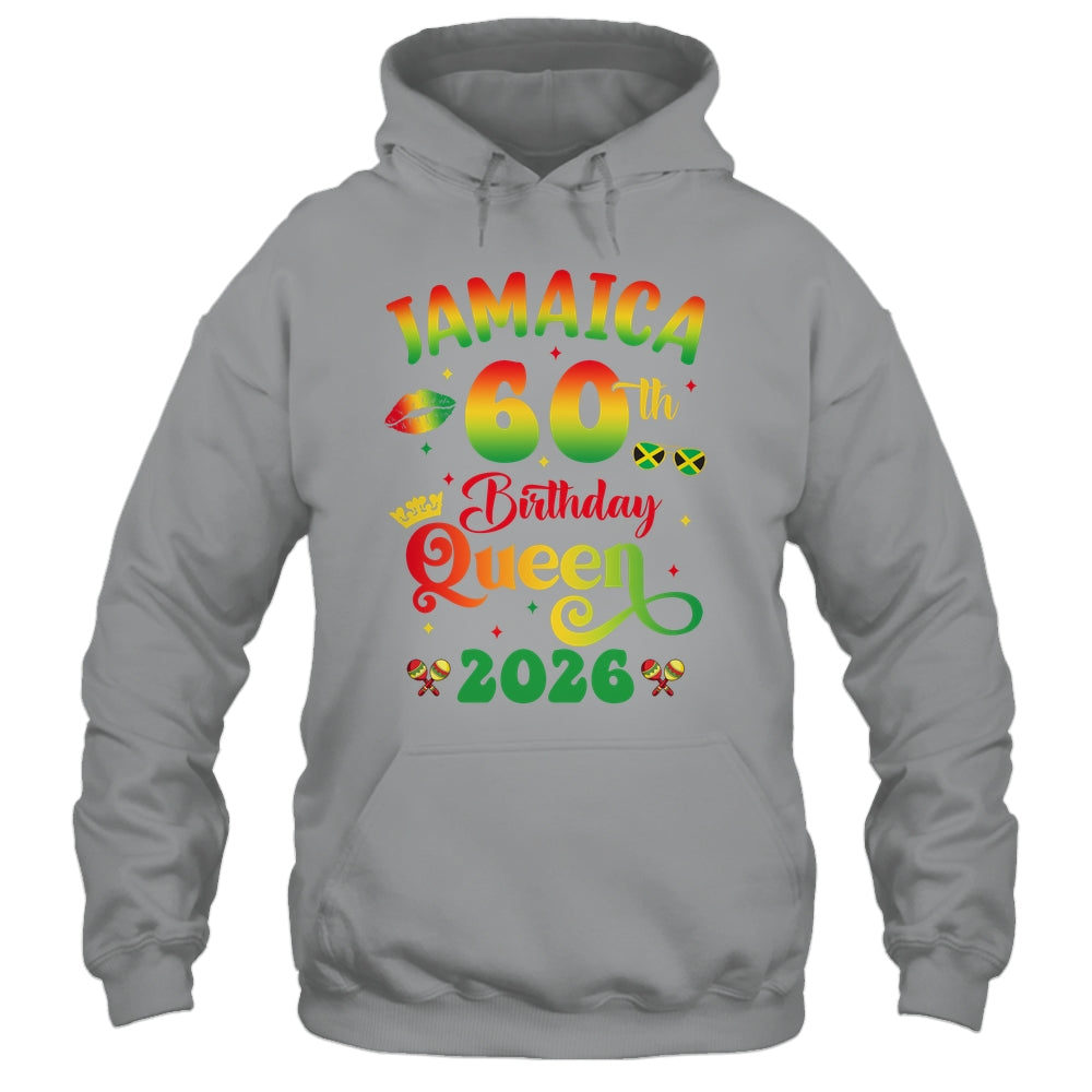60th Birthday Queen Jamaica Girl Matching Party 2026 Shirt & Tank Top | siriusteestore