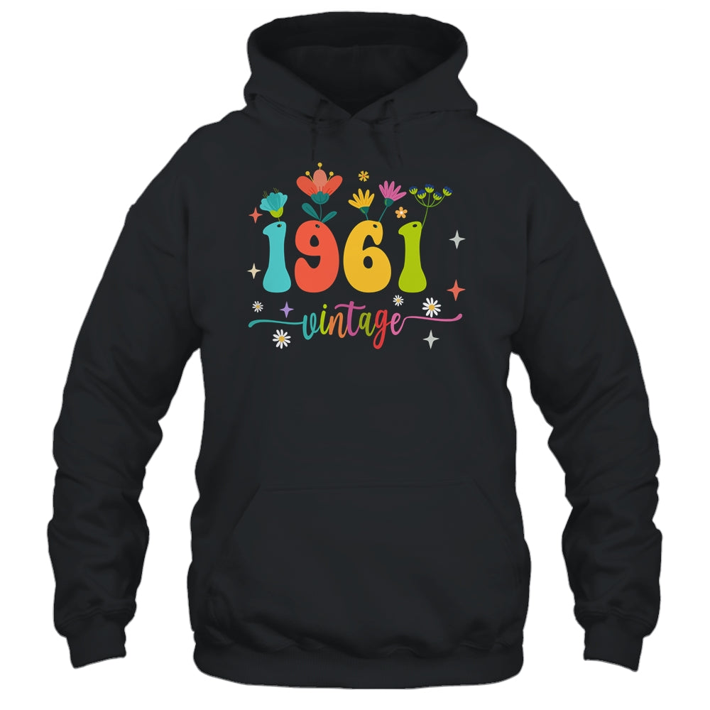 62 Years Old Vintage 1961 62nd Birthday Tee Wildflower Shirt & Tank Top | siriusteestore