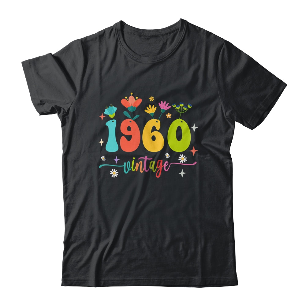 63 Years Old Vintage 1960 63rd Birthday Tee Wildflower Shirt & Tank Top | siriusteestore