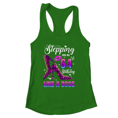 64 And Fabulous High Heels Stepping Into My 64th Birthday Shirt & Tank Top | siriusteestore