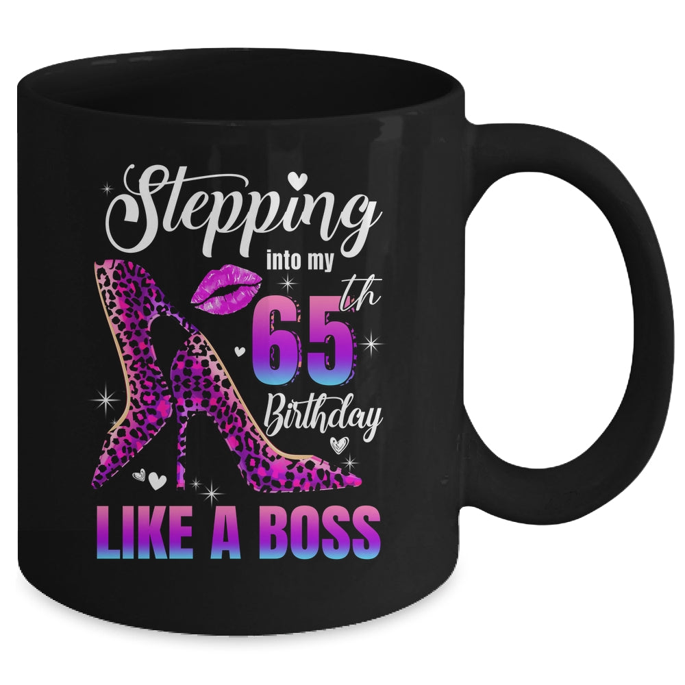 65 And Fabulous High Heels Stepping Into My 65th Birthday Mug | siriusteestore