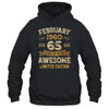 65 Years Awesome Vintage February 1960 65th Birthday Shirt & Hoodie | siriusteestore