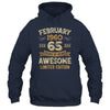 65 Years Awesome Vintage February 1960 65th Birthday Shirt & Hoodie | siriusteestore