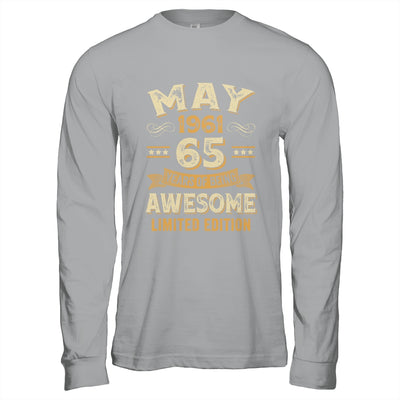 65 Years Awesome Vintage May 1961 65th Birthday Shirt & Hoodie | siriusteestore