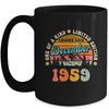 65 Years Old Awesome Since December 1959 65th Birthday Groovy Mug | siriusteestore
