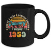 65 Years Old Awesome Since January 1959 65th Birthday Groovy Mug | siriusteestore