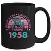 65 Years Old Awesome Since July 1958 65th Birthday Women Mug | siriusteestore