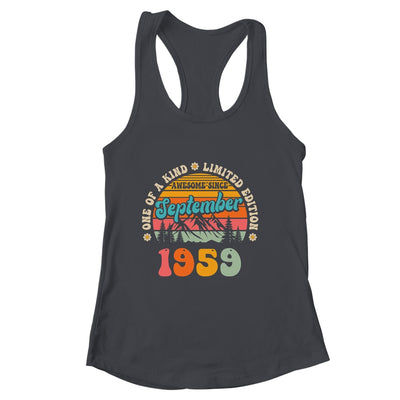 65 Years Old Awesome Since September 1959 65th Birthday Groovy Shirt & Tank Top | siriusteestore