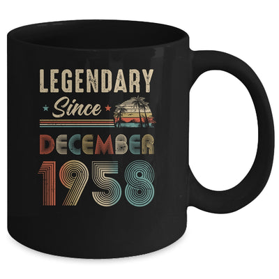 65 Years Old Legendary Since December 1958 65th Birthday Mug | siriusteestore