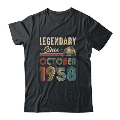 65 Years Old Legendary Since October 1958 65th Birthday Shirt & Hoodie | siriusteestore