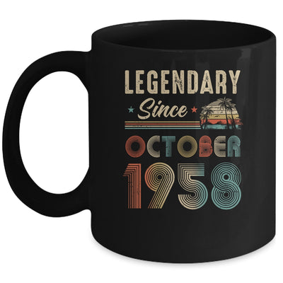 65 Years Old Legendary Since October 1958 65th Birthday Mug | siriusteestore