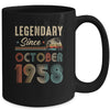 65 Years Old Legendary Since October 1958 65th Birthday Mug | siriusteestore