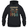 65 Years Old Legendary Since October 1958 65th Birthday Shirt & Hoodie | siriusteestore
