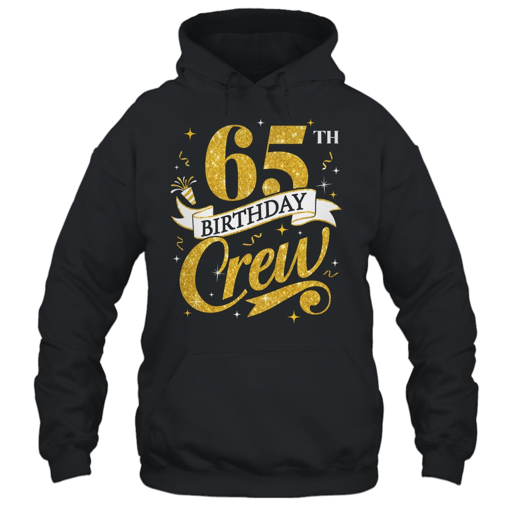 65th Birthday Crew 65th Bday Party Squad Friends Crown Funny Shirt & Tank Top | siriusteestore
