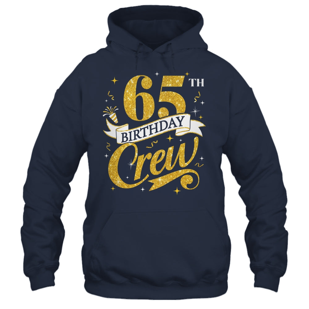 65th Birthday Crew 65th Bday Party Squad Friends Crown Funny Shirt & Tank Top | siriusteestore