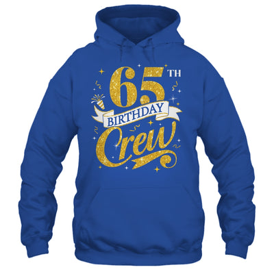 65th Birthday Crew 65th Bday Party Squad Friends Crown Funny Shirt & Tank Top | siriusteestore