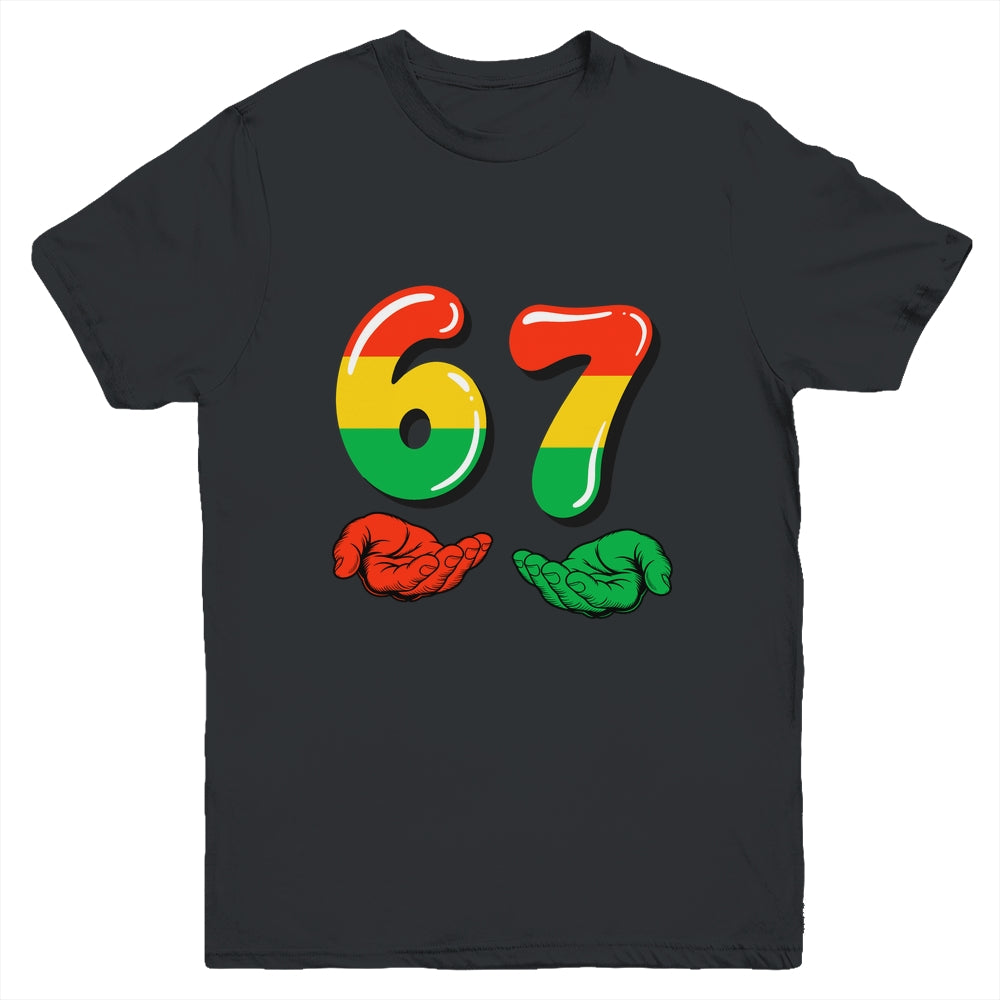 67 Black History Month Funny Six Seven Meme Bruh African Youth Shirt | siriusteestore