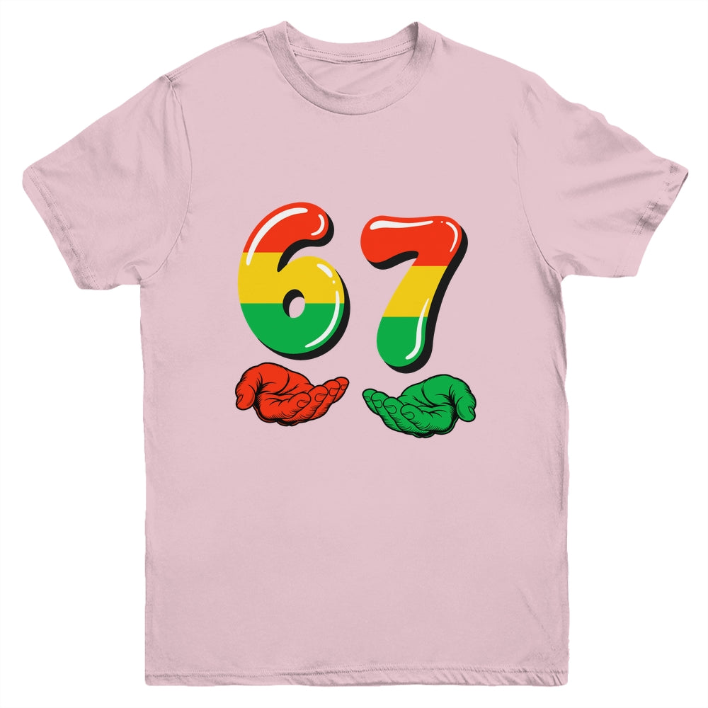 67 Black History Month Funny Six Seven Meme Bruh African Youth Shirt | siriusteestore
