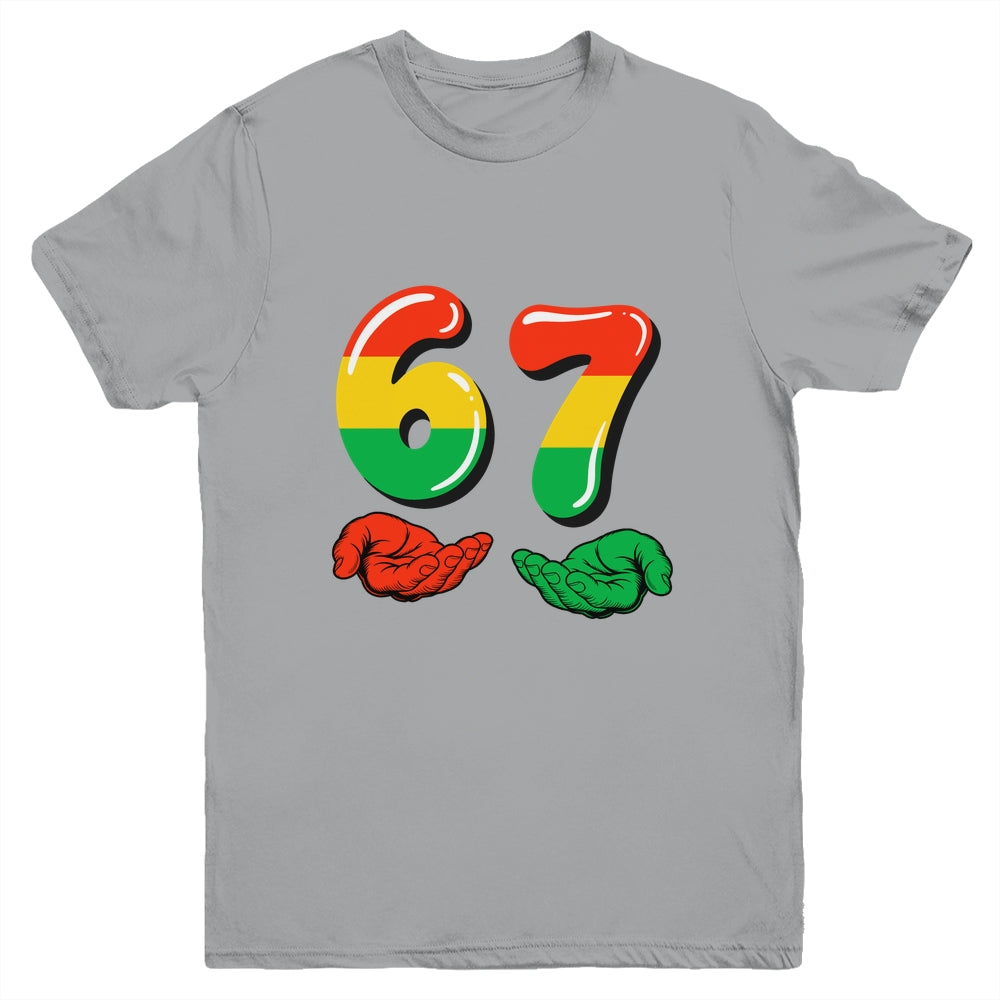 67 Black History Month Funny Six Seven Meme Bruh African Youth Shirt | siriusteestore