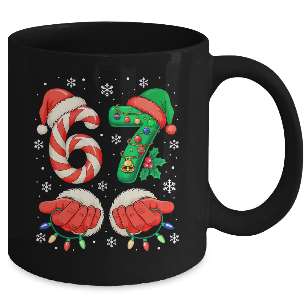 67 Christmas 6 7 Meme Six Seven Holiday Gen Alpha Slang Mug | siriusteestore