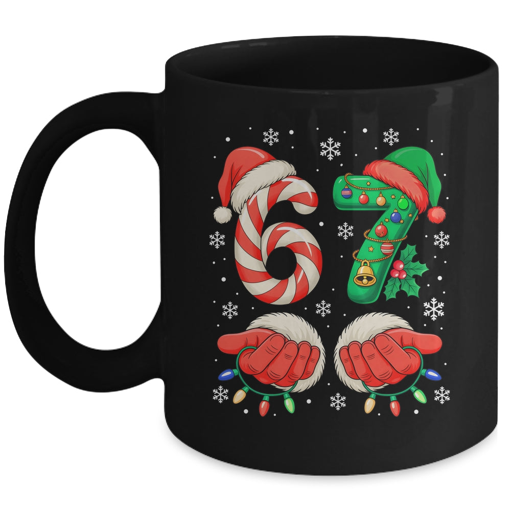 67 Christmas 6 7 Meme Six Seven Holiday Gen Alpha Slang Mug | siriusteestore