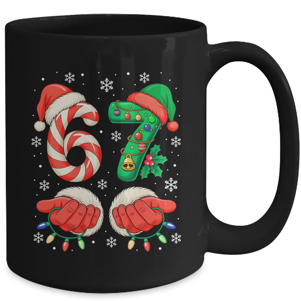 67 Christmas 6 7 Meme Six Seven Holiday Gen Alpha Slang Mug | siriusteestore