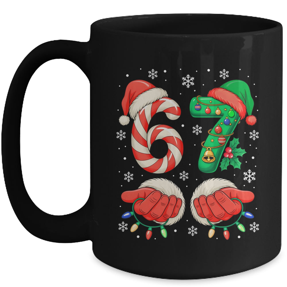 67 Christmas 6 7 Meme Six Seven Holiday Gen Alpha Slang Mug | siriusteestore