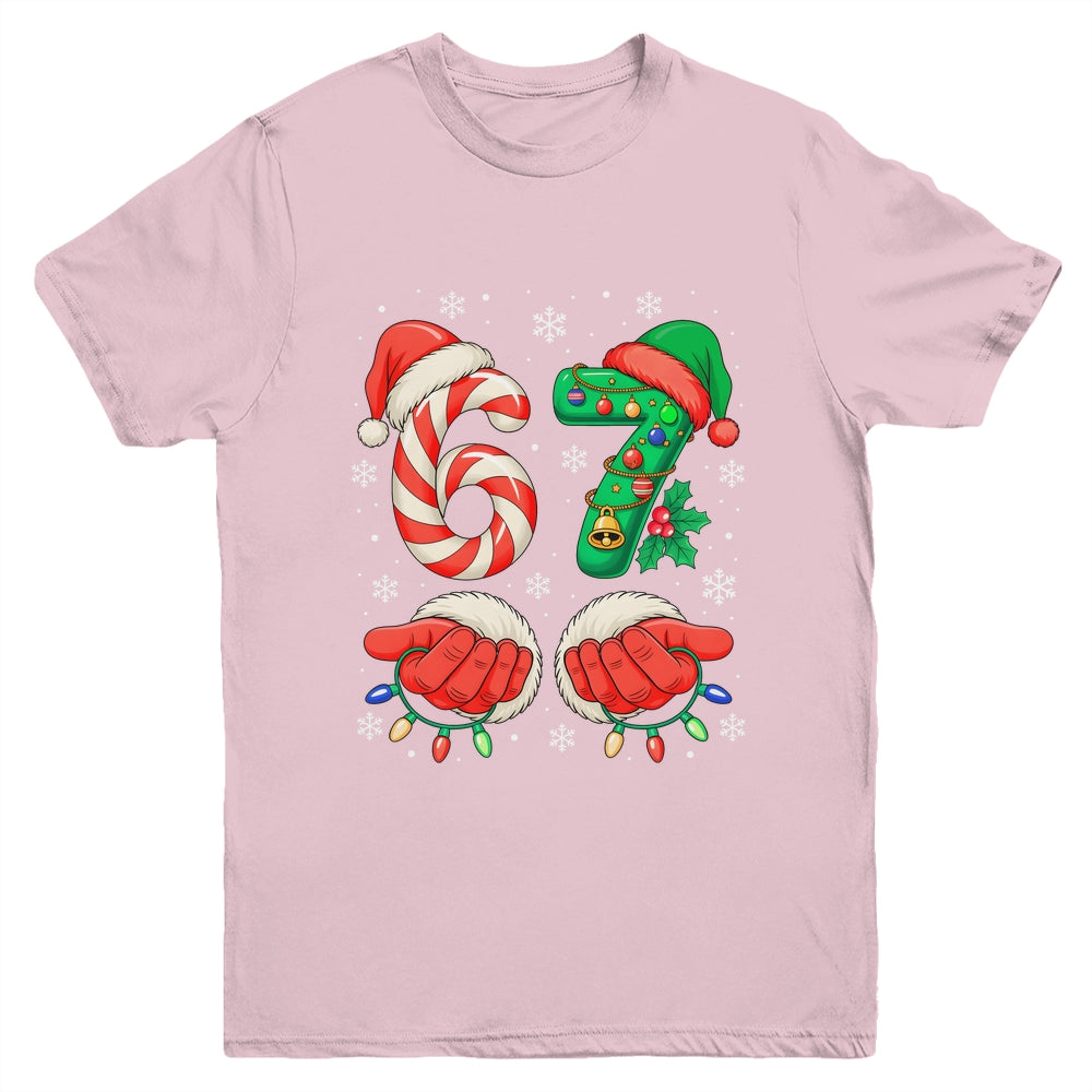 67 Christmas 6 7 Meme Six Seven Holiday Gen Alpha Slang Youth Shirt | siriusteestore
