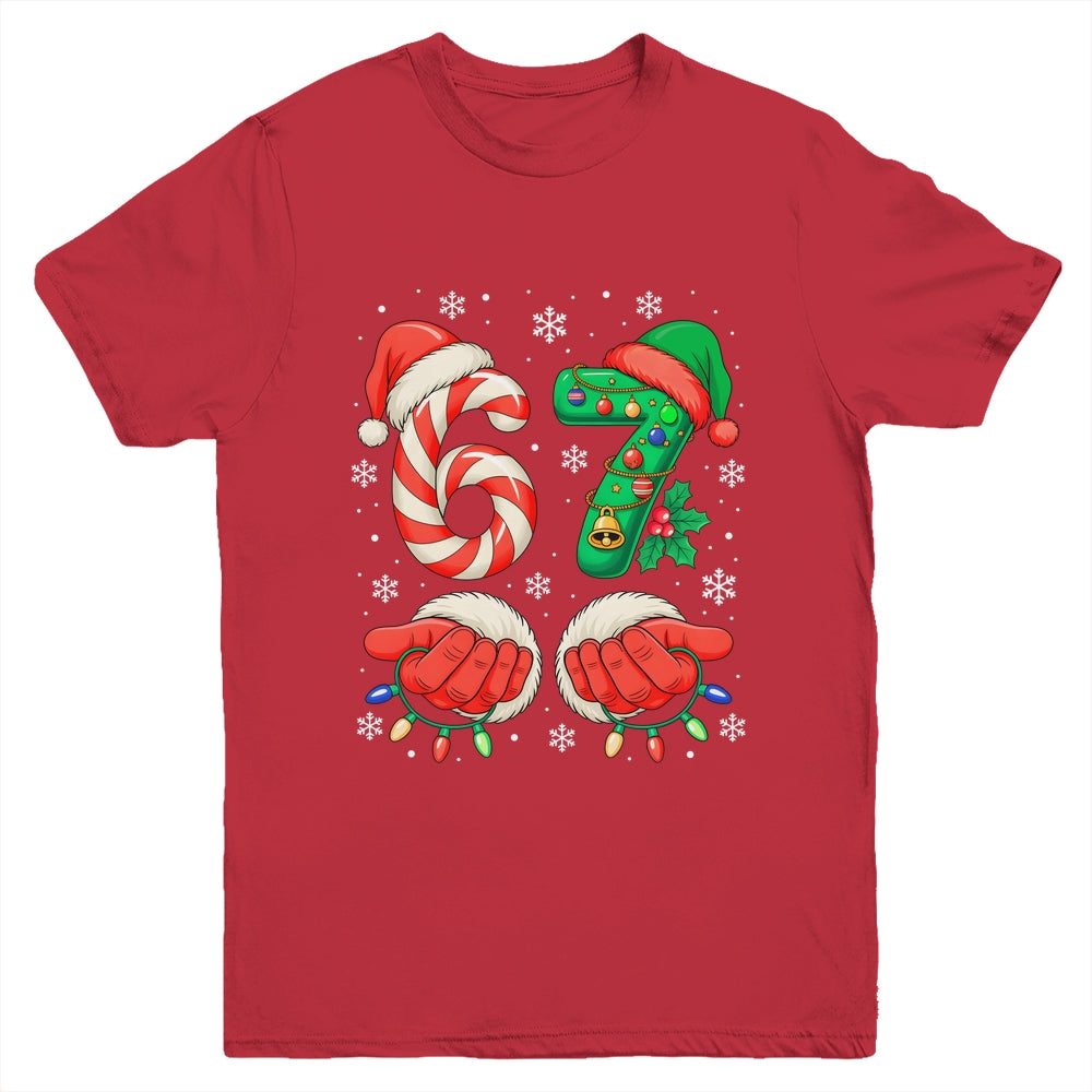 67 Christmas 6 7 Meme Six Seven Holiday Gen Alpha Slang Youth Shirt | siriusteestore