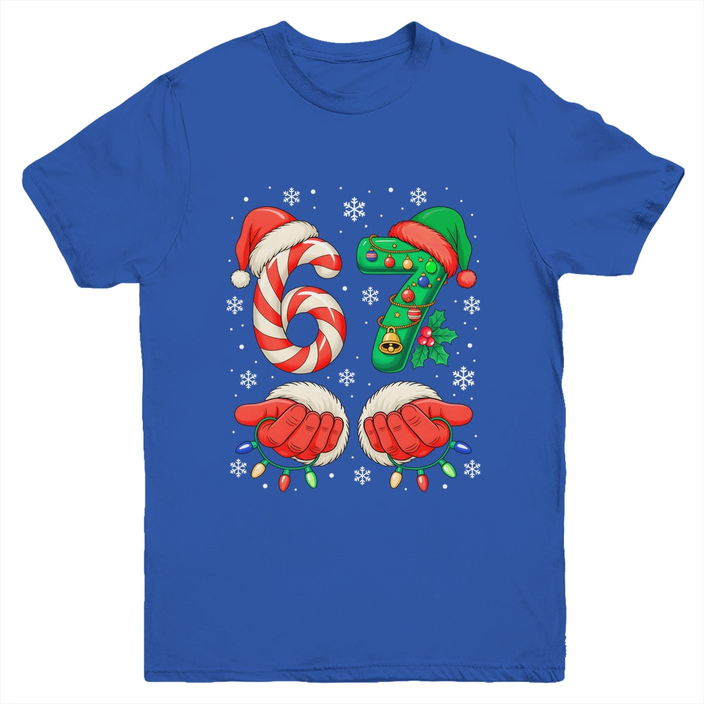 67 Christmas 6 7 Meme Six Seven Holiday Gen Alpha Slang Youth Shirt | siriusteestore