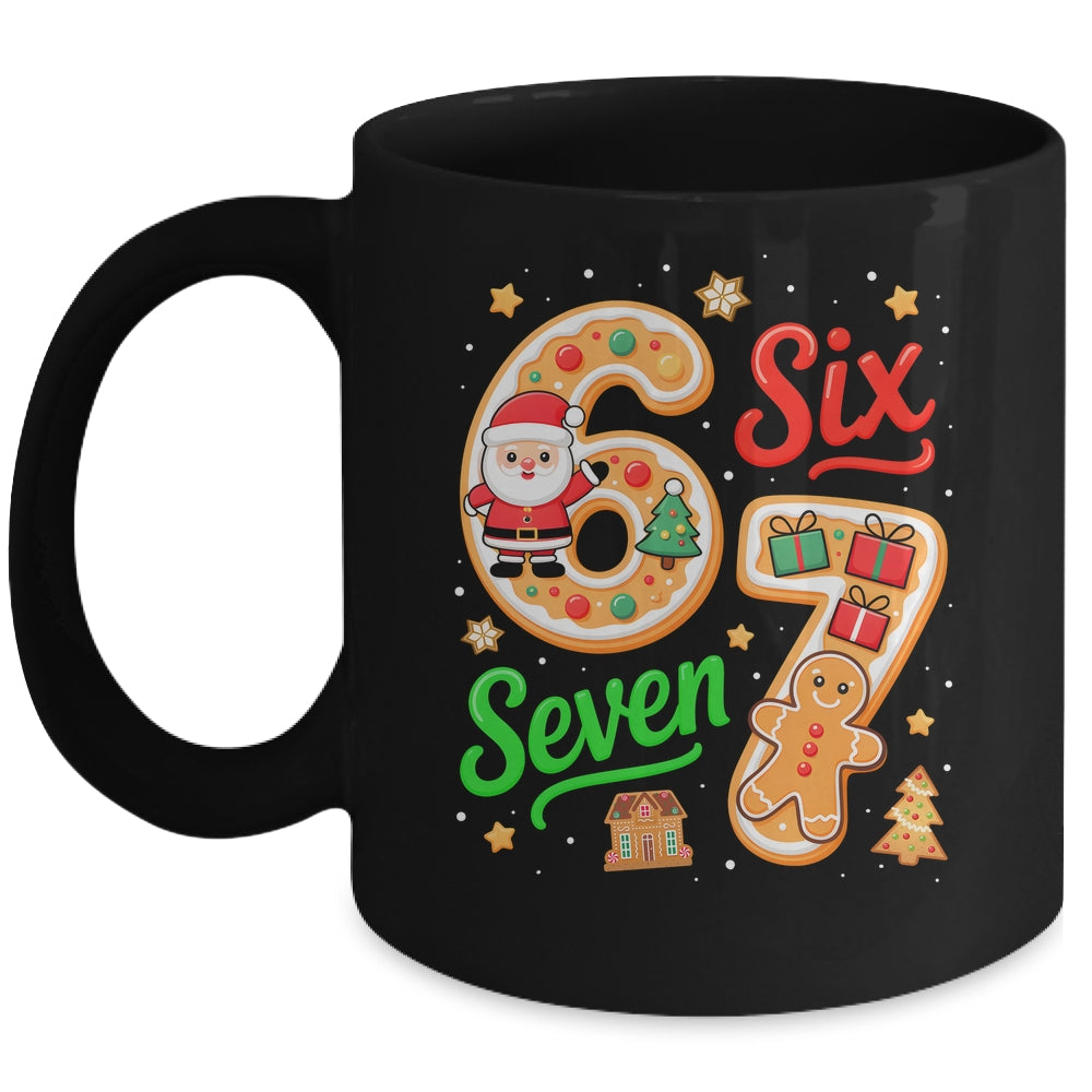67 Christmas Meme Saying 6 7 Six Seven Meme Costume Xmas Mug | siriusteestore