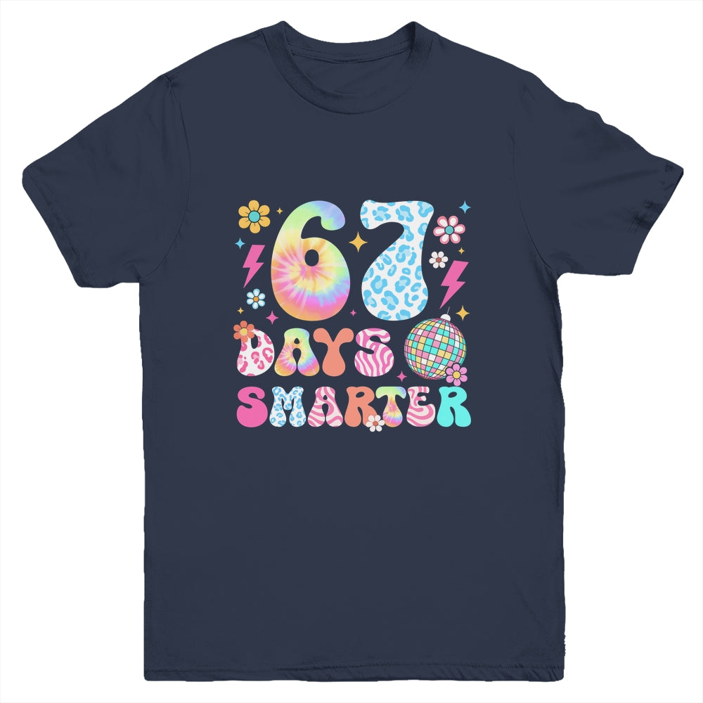 67 Days Smarter Six Seven Meme 67 Days School Teacher Girl Youth Shirt | siriusteestore