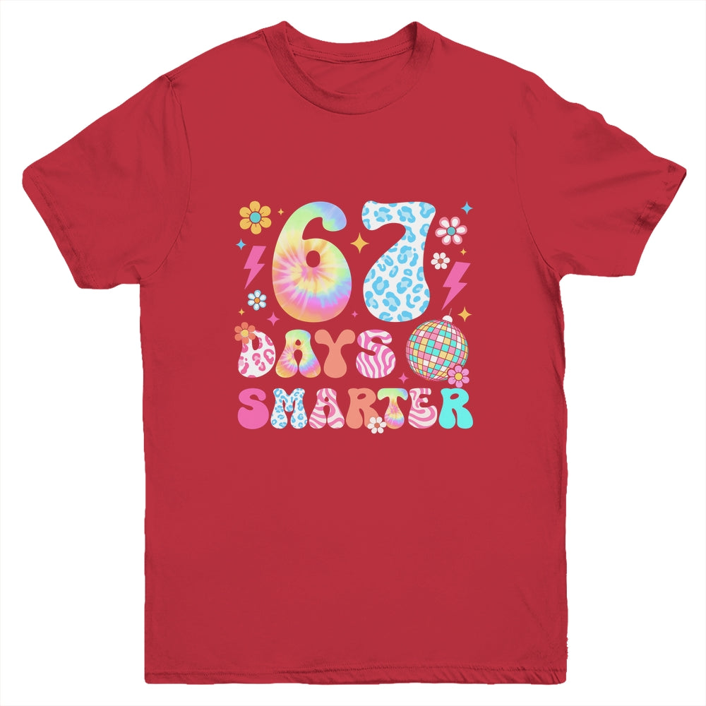 67 Days Smarter Six Seven Meme 67 Days School Teacher Girl Youth Shirt | siriusteestore