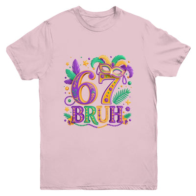 67 Mardi Gras Six Seven Meme Carnival Festive Boys Kids Youth Shirt | siriusteestore