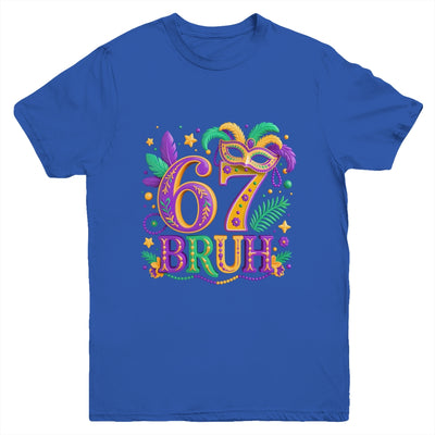 67 Mardi Gras Six Seven Meme Carnival Festive Boys Kids Youth Shirt | siriusteestore