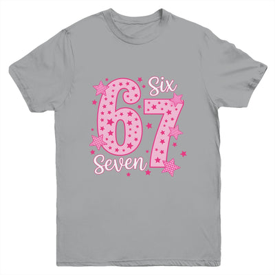 67 Meme Six Seven Pink Funny For Youth Girls Kids Youth Shirt | siriusteestore