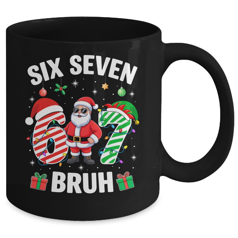 67 Six Seven BRUH Christmas 6 7 Meme Boy Girl Gen Alpha Mug | siriusteestore