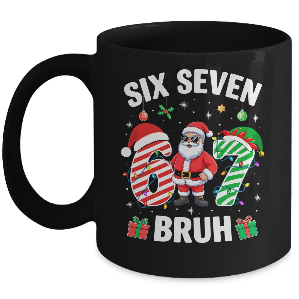 67 Six Seven BRUH Christmas 6 7 Meme Boy Girl Gen Alpha Mug | siriusteestore