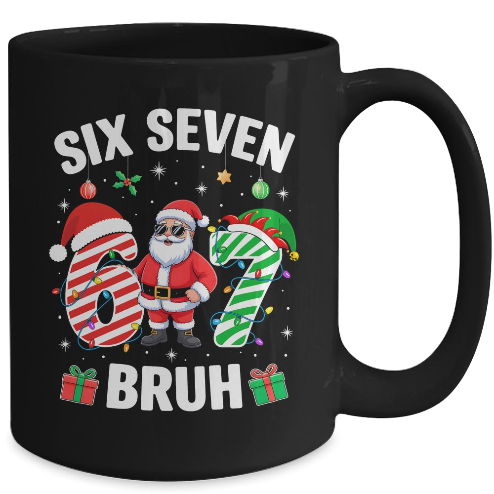 67 Six Seven BRUH Christmas 6 7 Meme Boy Girl Gen Alpha Mug | siriusteestore