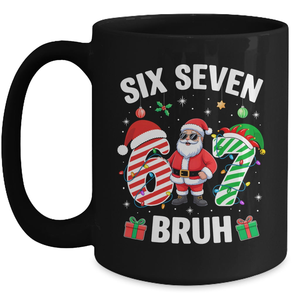 67 Six Seven BRUH Christmas 6 7 Meme Boy Girl Gen Alpha Mug | siriusteestore