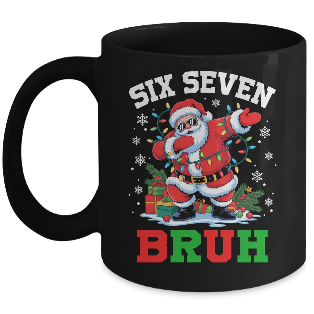 67 Six Seven BRUH Funny Christmas 6 7 Meme Men Women Mug | siriusteestore