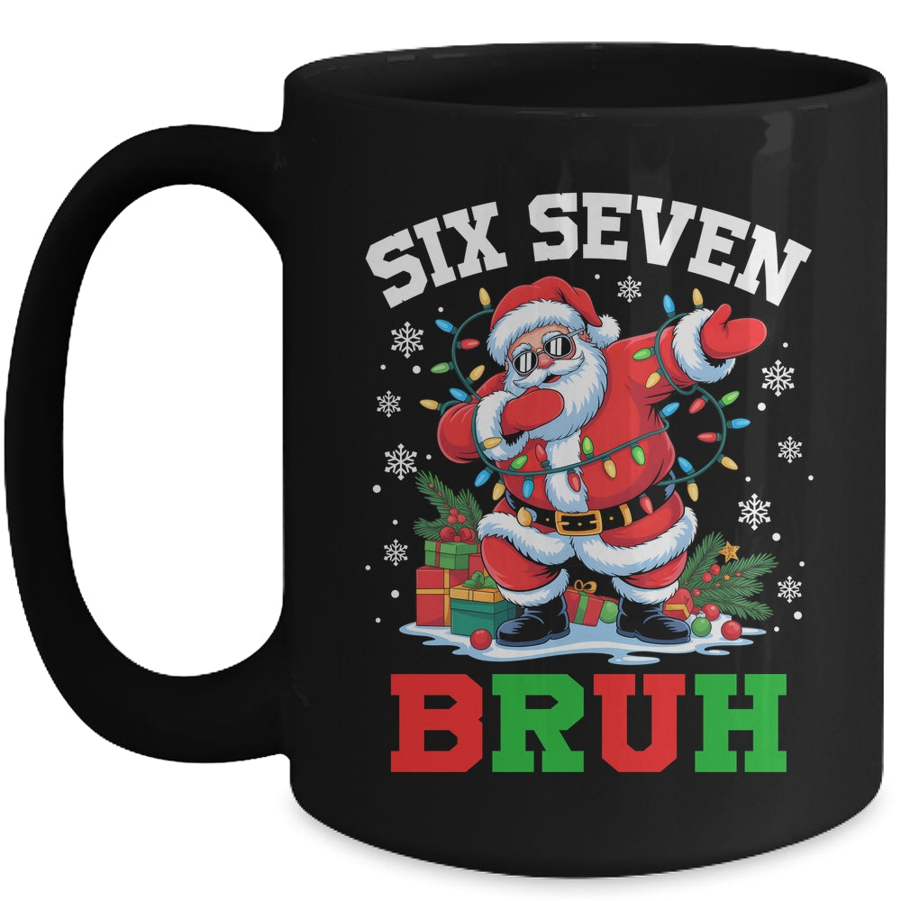 67 Six Seven BRUH Funny Christmas 6 7 Meme Men Women Mug | siriusteestore
